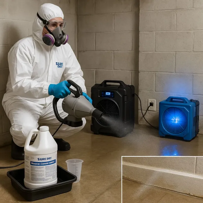 Sanitization and Odor Removal process in Clearbrook Park, NJ