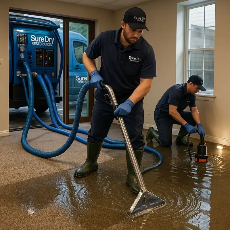 Water Extraction and Removal process in Clearbrook Park, NJ